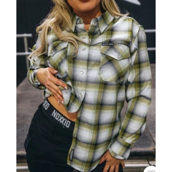 DIXXON Tops - Dixxon Flannel Sublime Plaid Button-Up Shirt Women’s Size Large